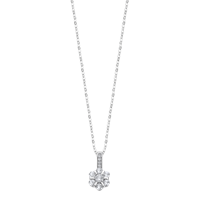 Collana Lotus Donna Pure Essential in Argento Zirconia LP3303-1/1 - LP3303-1/1